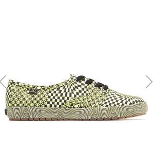 NWOT- KEDS X MAISIE WILEN CHAMPION TRX- LIME GREEN CHECKERED PRINT- SIZE 9.5